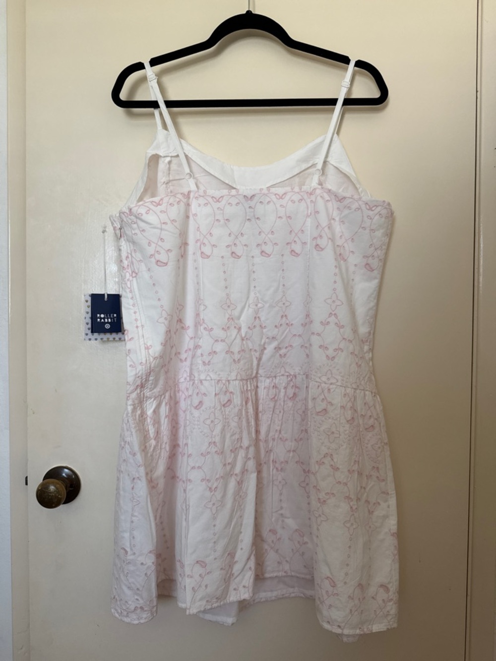 Roller Rabbit x Target White Eyelet Summer Dress with Pink Embroidery size XXL - Picture 6 of 7